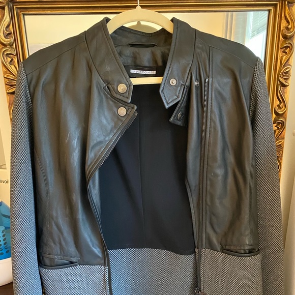 Leather/sweater jacket - Picture 6 of 6
